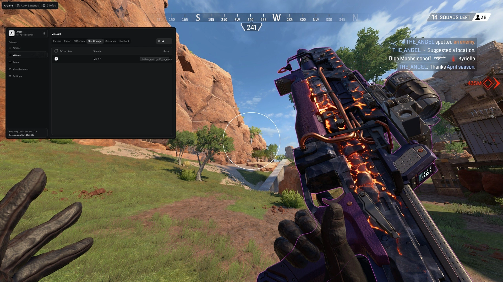 Apex Legends - Arcane External Menu